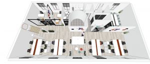 disposition bureaux open space